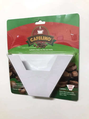 Cafelino - Porta Filtro De Café 100, 102 E 103 - Cor Branco