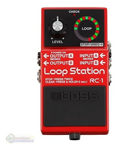 Profesional Djs Boss Rc1 Loop Estacion Estuche Stomp