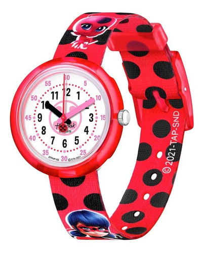 Reloj Infantil Flik Flak Miraculous Ladybug Zfpnp106