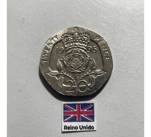 Moeda 20 Pence 1995, In 30 Inglaterra (Usado)