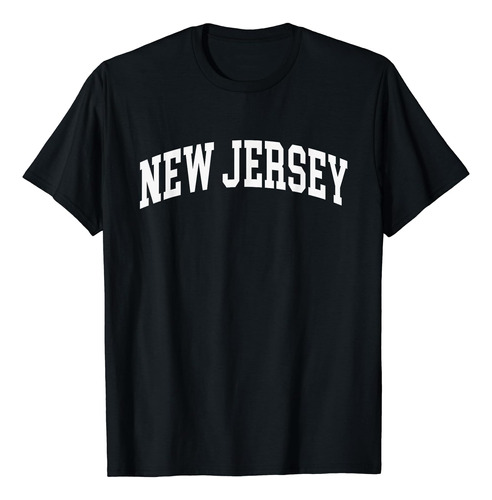 Nueva Jersey - Impresión De Diseño Retroactivo - Camiseta Cl
