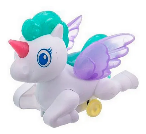 Carros De Cuerda Unicornio Pony Juguete Niñas X 4 Unidades