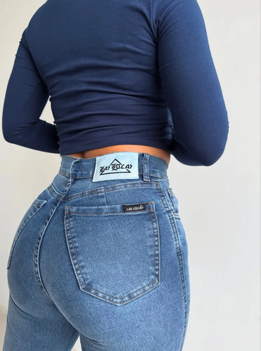 Las Locas Jeans Clasico Mist Original 100% Calce Perfecto