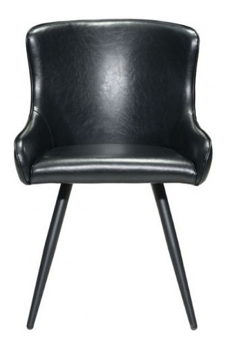 Imagen 2 de 10 de Silla De Comedor Modelo Dresden - Negro Këssa Muebles