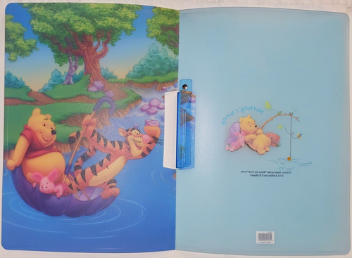 Fólder Winnie Pooh De Plástico Con Sujetador 6 Piezas