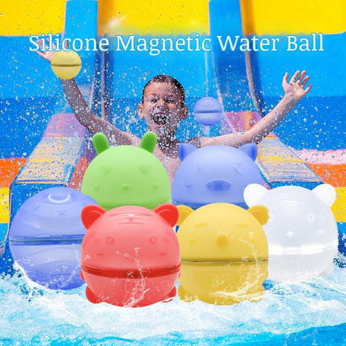 Bola De Agua De Espuma De Silicona Magnética Recargable