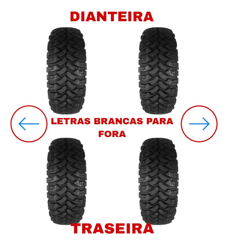 Pneu Comforser Cf3000 315/75r16 Mt Mud 10 Lonas 127/124q