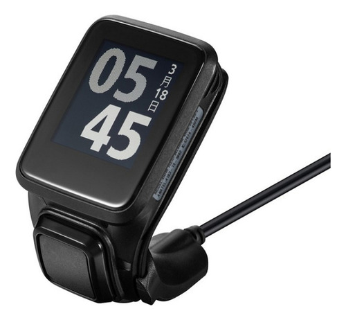 Cabo Carregador Usb Tomtom Runner 2 3 Spark Adventurer Golfe Cor Preto