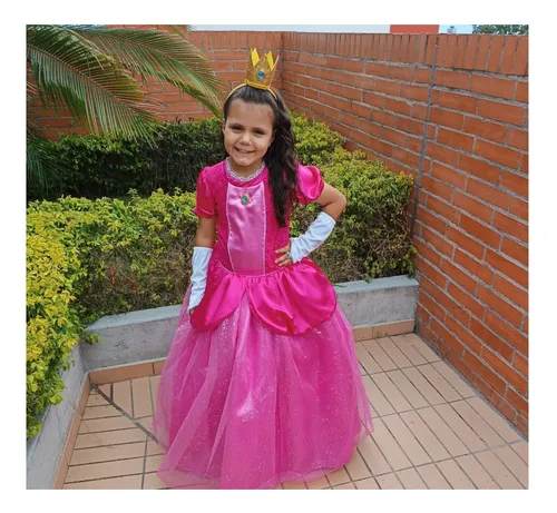 Disfraz princesa peach para niña hotsell