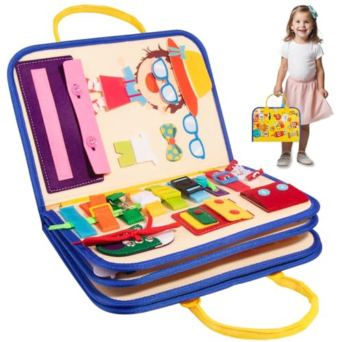 Juguetes Montessori Tablero Ocupado Niños De 3 6 Años...