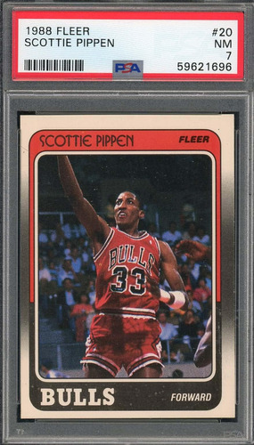 Tarjeta De Novato En Baloncesto Scottie Pippen 1988 Rc 20 Gr