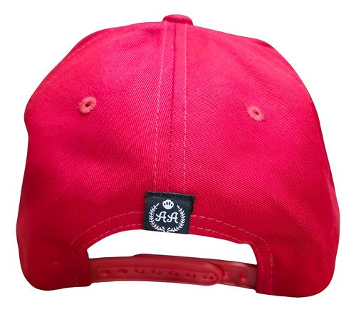 Gorro Jockey Visera Curva Rojo Double Aa Ajustable