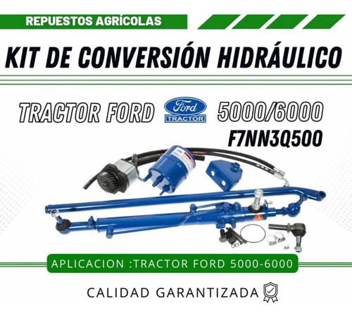Kit Conversión Dirección Hidraulico Tractor Ford 4000/5000