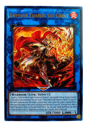 Emperor Charles The Great Ultra Rare Yugioh!