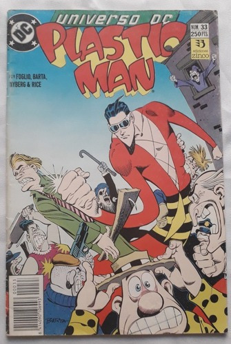 Historieta Comic * Plastic Man * Nº 33 Zinco Dc