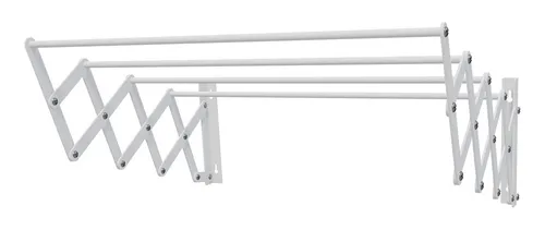 Tendedero 4 Tubos 60 Cm Blanco