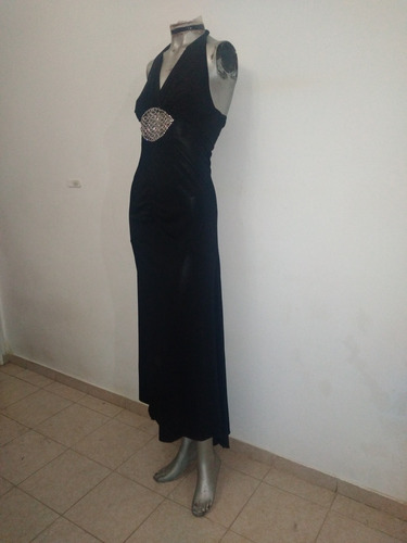 Vestido Fiesta Con Stras Talle M