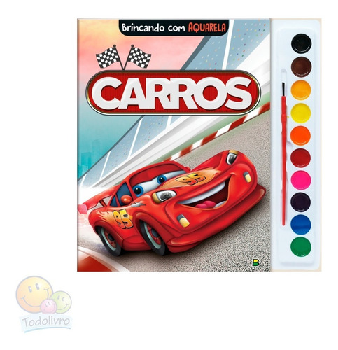 Livro Infantil De Pintar - Carros Todolivro