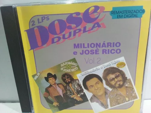 Dvd Milionário E José Rico - Vol 01 Atravessando Gerações - MD MUSIC -  Revista HQ - Magazine Luiza