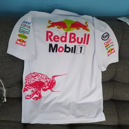 Camiseta red bull blanca sales