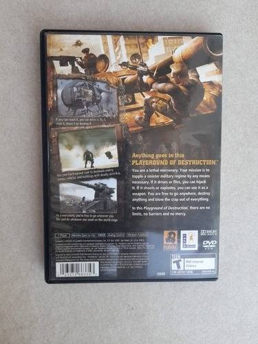 Mercenaries Playground Of Destruction Ps2 Original Mídia Fís (Usado)