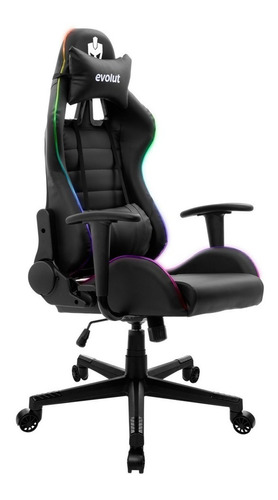 Cadeira Gamer Evolut Lumni Eg-940 Com Led Rgb