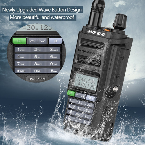 Radio Baofeng Uv-9r Pro Bidireccional Ip68 Impermeable V/uhf