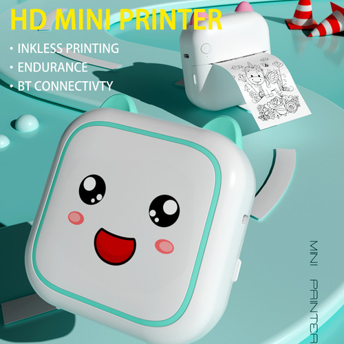 Mini Impresora Térmica: Portátil, Sin Tinta, Bt, Ios/android