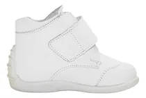Comprar Bota Niño Velcro Piel Andanenes A6260 Blanco Bautizo 12-17