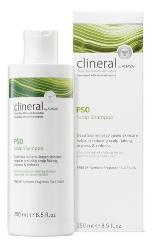 Ahava Clineral Pso Scalp Shampoo - Shampoo Rico E Suave Para