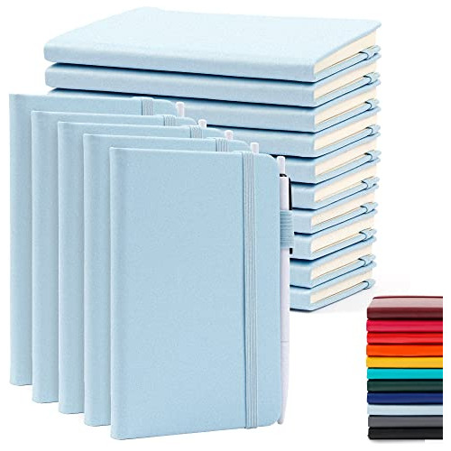 Feela - Paquete De 15 Cuadernos Pequenos Con 15 Boligrafos N