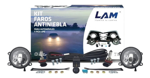 Kit Faro Auxiliar Ford Fiesta Kinetic 2018/2019 S/ Rejilla