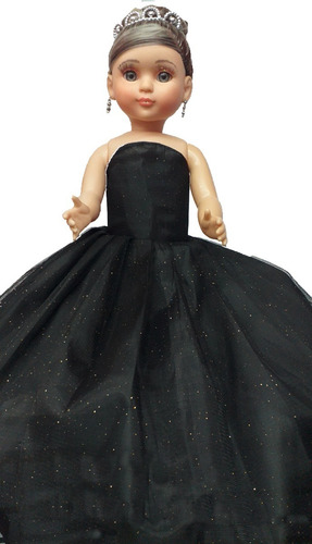 Muñeca Quinceañera Xv Negro