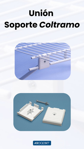 Aerocloset Unión Soporte Coltramo Línea Accesorios