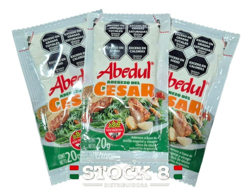 Aderezo Cesar Individual Abedul 108u X 20gr Sin Tacc Stock8