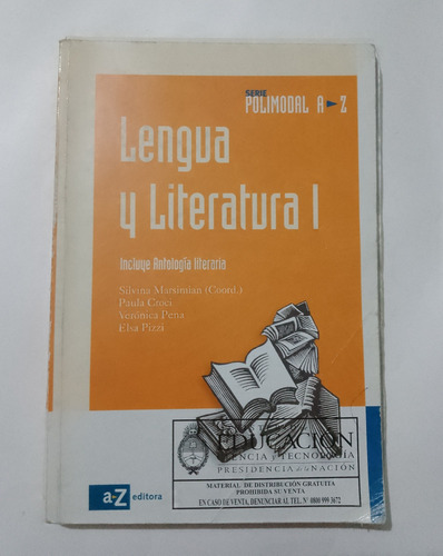 Lengua Y Literatura 1 Marsimian Croci Pena Pizzi A-z 2004