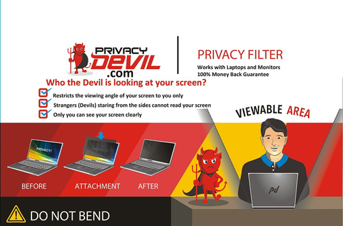 Privacydevil Pd170 Visualizacion Para Monitor Filtro