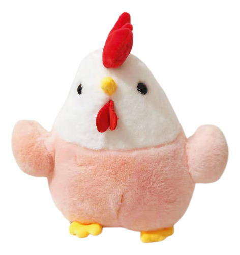 Brinquedo De Pelúcia Bonito Galo Desenho Rosa 20cm Rosa