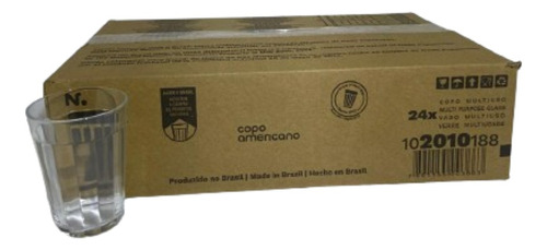 Copo De Vidro Nadir 190ml Cx C/24un 