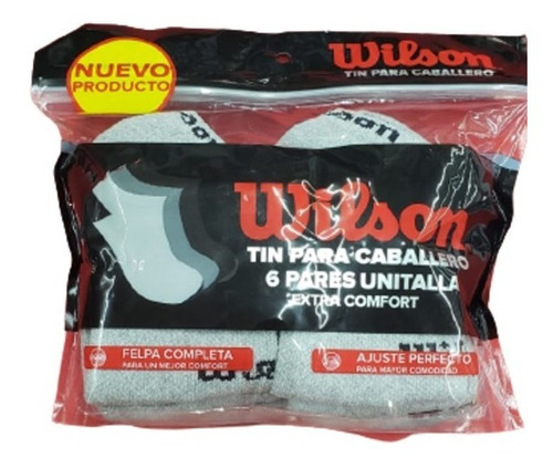 Wilson Tin Caballero Afelpado Completa 6pack (6 Pares)