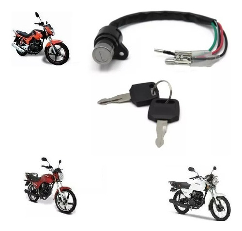 Switch Encendido Interruptor Con 2 Llaves Ft125ts Ft150ts