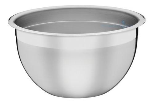 Imagen 2 de 9 de Tazón Bowl Tramontina Acero Inox 8,3l Recipiente C/tapa