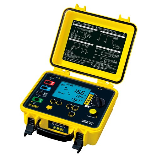 Medidor De Resistencia De Tierra, Modelo 6471 Aemc