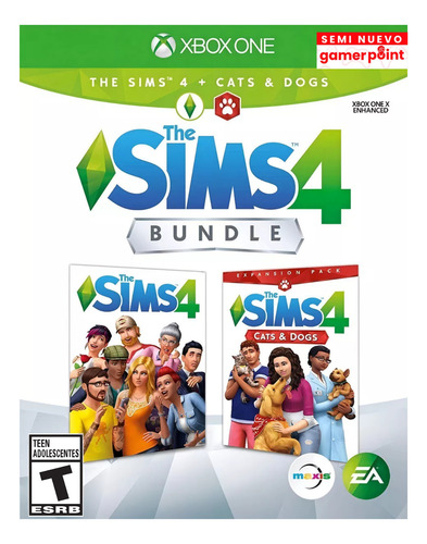 The Sims 4 + Perros Y Gatos Colección Xbox One Usado (Usado)