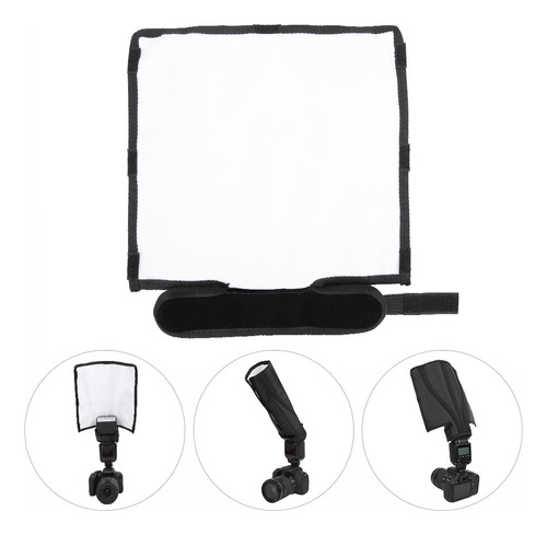 Difusor De Caja De Luz Flash Plegable Universal Speedlite