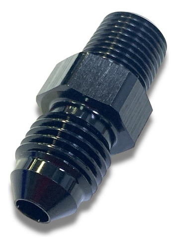 Adaptador Macho Npt 1/8  Para Macho Conico 4an / An4 - Preto