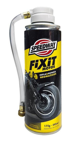 Imagen 1 de 8 de Infla Y Repara Neumático Moto Speedway Aerosol X175gr X 6 Un