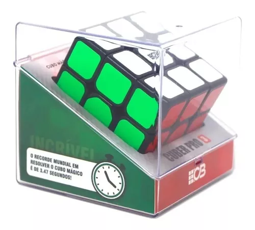 Cubo Mágico 3x3x3 Profissional Cuber Pro 3 - Cuber Brasil