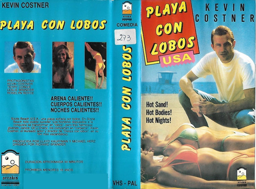 Playa Con Lobos Vhs Kevin Costner Malibu Hot Summer 1981