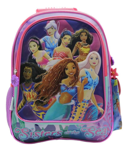 Mochila Escolar La Sirenita Disney Amigas